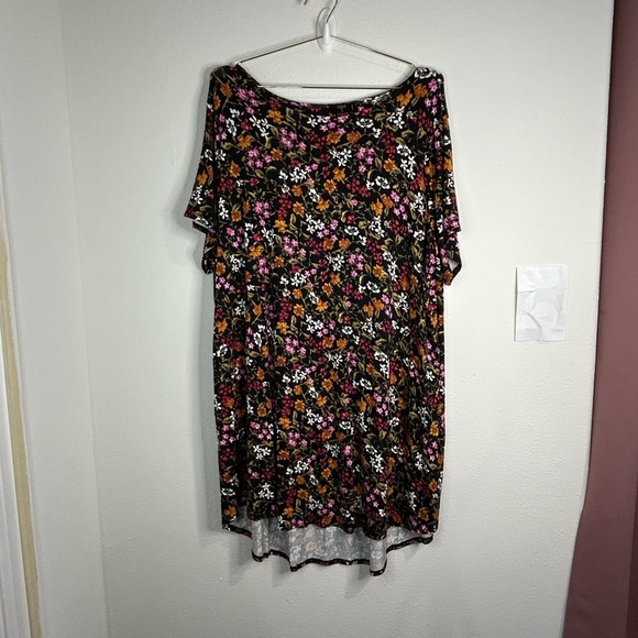 Tahari Women’s Plus Size 3X Floral High-Low Tunic Top Dress - Boho Chic - Picture 1 of 9